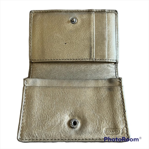 COACH | Momogram print  Small  bifold cardholder - Picture 2 of 2